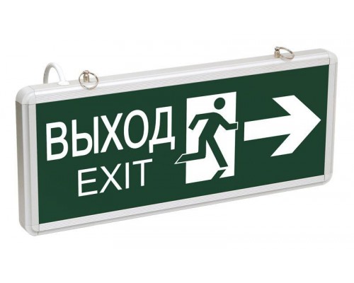 Светильник светодиодный ССА 1003 "ВЫХОД-EXIT" двустор. 3Вт IEK LSSA0-1003-003-K03