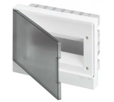 Бокс в нишу 8М серая дверь Basic E (с клеммами) (BEF402208)