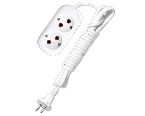 Удлинитель 2х3м без заземл. 6А IP20 У6-011 ШВВП 2х0.75 UNIVersal 9631912