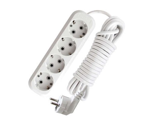 Удлинитель 4х10м с заземл. 10А IP20 Е-304 АБС-пл. ПВС 3х1 UNIVersal 9631984