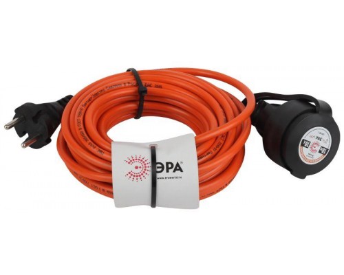 Удлинитель силовой UPx-1-2x1-10m-IP44 в бухте б/з 10м 1гнездо ПВС 2х1 Эра Б0046805