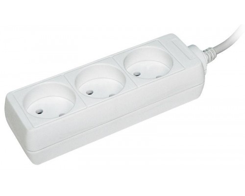 Удлинитель 3х1.5м без заземл. 10А IP20 У3 2P IEK WYP10-06-03-01-N