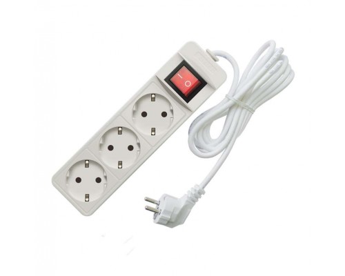 Удлинитель 3х5м с заземл. 16А IP20 3.5кВт с выкл. Союз 481S-8305