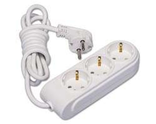 Удлинитель 3х2м с заземл. 16А защ. шторки Makel N3210033