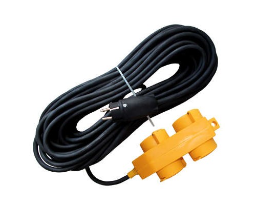 Удлинитель 4х30м с заземл. 16А IP44 У16-040 КГ 3х1.5 розетки с защ. крышкой UNIVersal 9634133
