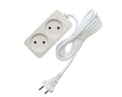 Удлинитель ПВС 2х1.5м без заземл. 10А IP20 2.2кВт Союз 481S-1201