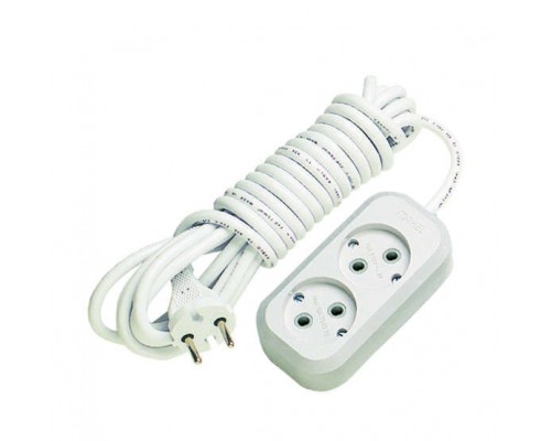 Удлинитель 2х5м без заземл. 10А IP20 Makel MGP104
