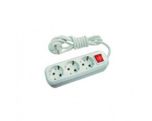 Удлинитель 3х2м с заземл. с выкл.16А IP20 Makel MGP212