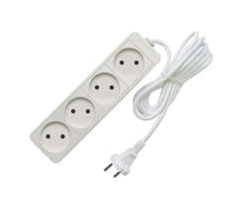 Удлинитель 4х5м без заземл. 10А IP20 2.2кВт Союз 481S-1405