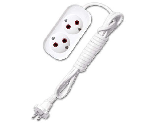 Удлинитель 2х2м без заземл. 6А IP20 У6-011 ШВВП 2х0.75 UNIVersal 9631911