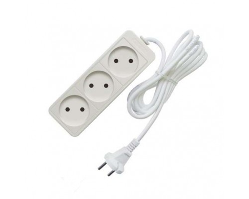Удлинитель 3х3м без заземл. 10А IP20 2.2кВт Союз 481S-1303