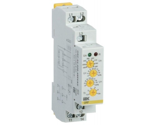 Реле фаз ORF 04 3ф 220-460В AC IEK ORF-04-220-460VAC