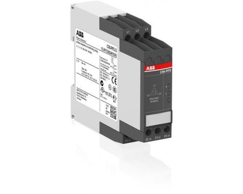 Реле контроля напряжения CM-PFS.S 3х200-500В AC 2ПК винтовые клеммы ABB 1SVR730824R9300