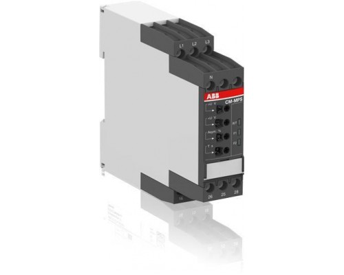 Реле контроля напряжения CM-MPS.41S 380В/420- 500B AC 2ПК без контр. нуля винтовые клеммы ABB 1SVR730884R3300