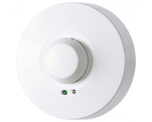 Датчик движения микроволновый DRM-02 5А IP40 1NO 230В AC макс. дальность 1-10м 360град. потолочный монтаж на плоскость бел. F&F EA01.007.007