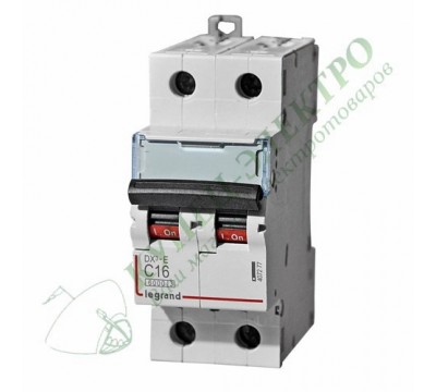 Автоматический выключатель DX3-E C40 2П 6000/6kA (арт. 407281)