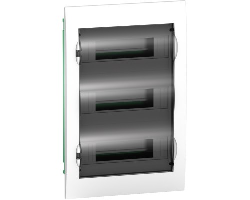 Щит встраиваемый с прозрачной дверью 3 ряда/36 модулей Easy9 (арт. EZ9E312S2FRU)