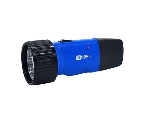 Фонарь аккумуляторный ручной MLA 01-C 5LED 120лм 6ч 2 реж. з/у 230В син. IN HOME 4690612031743