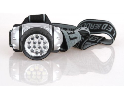 Фонарь налобный LED 5352 (14LED 4 режима; 3хR03 метал.) Ultraflash 10261