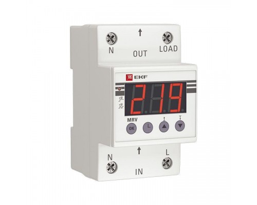 Реле напряжения с дисплеем MRV 32А PROxima EKF MRV-32A