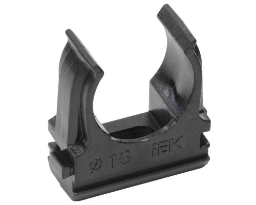 Держатель с защелкой CF16 черн. IEK CTA10D-CF16-K02-100