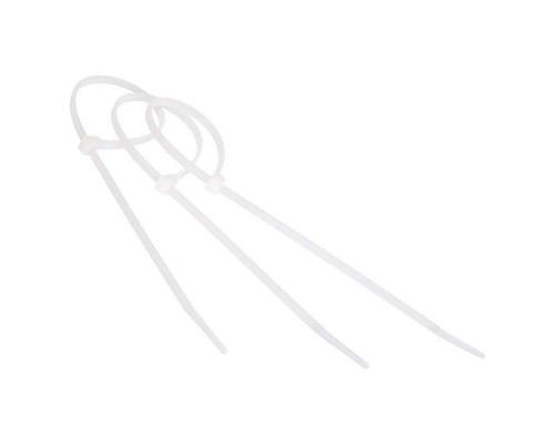 Хомут кабельный 2.5х200 нейл. бел. (уп.100шт) Rexant 07-0200-4