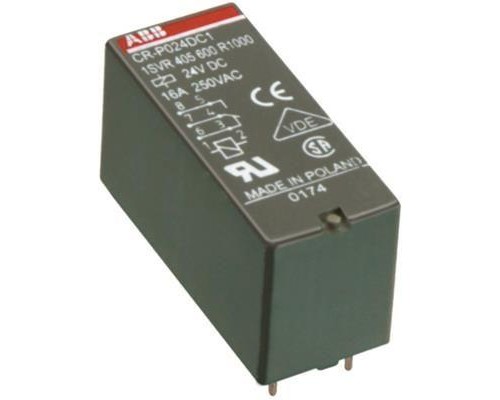 Реле CR-P230AC2 230B AC 2ПК (8A) ABB 1SVR405601R3000