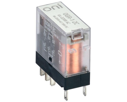 Реле общего назначения OGR-1 2C 220В AC ONI OGR-1-2C-AC220V