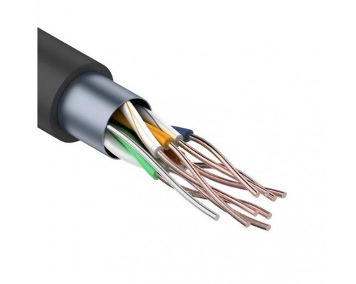 Кабель FTP 4х2х24AWG кат.5е медь наружн. прокл. бухта (м) Rexant 01-0146