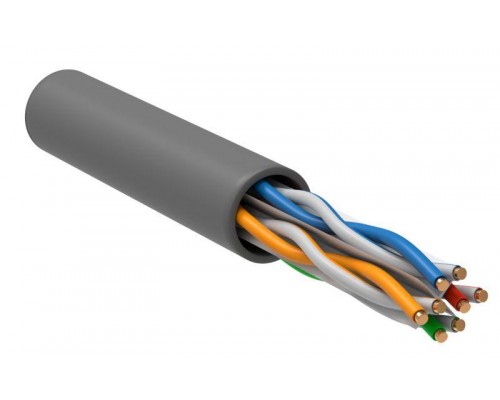 Кабель связи витая пара U/UTP (23AWG) кат.6 4х2 LSZH (305м) (м) ITK LC1-C604-121
