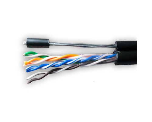Кабель UTP 4х2х24AWG кат.5е медь с тросом Standart 305м (м) SUPRLAN 01-0322