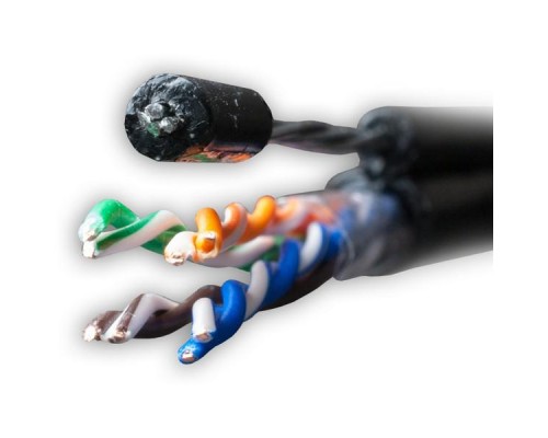 Кабель FTP 4х2х24AWG кат.5е медь с тросом Standart 305м (м) SUPRLAN 01-1026
