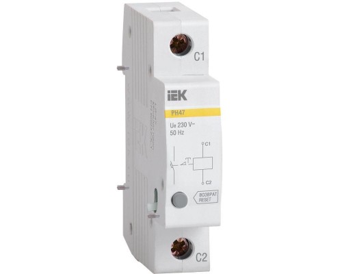 Расцепитель независимый РН47 на DIN-рейку IEK MVA01D-RN