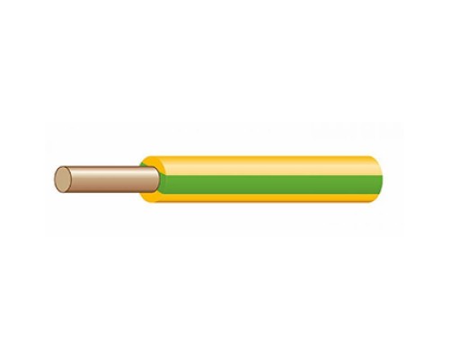 Провод ПуВнг(А)-LS 1х10 Ж/З 450/750В (м) ЭЛЕКТРОКАБЕЛЬ НН 00-00007344