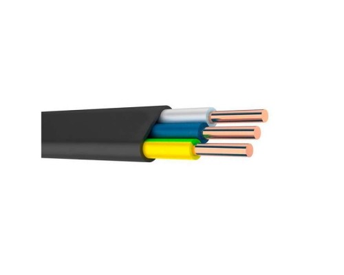 Кабель ВВГ-Пнг(А)-LS 3х2.5 (N PE) 0.66кВ (бухта 100м) (м) Энергокабель ЭК000035644