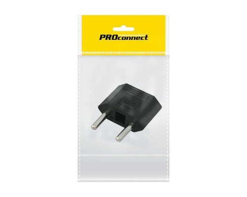 Переходник сетевой плоский "Тефаль" черн. (инд. упак.) PROCONNECT 11-1042-9