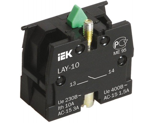 Блок контактный 1з для LAY5 IEK BDK21