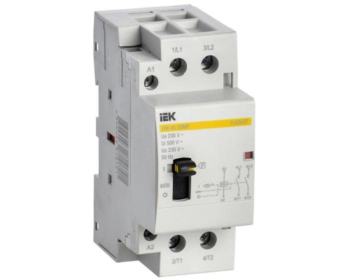 Контактор модульный КМ40-20МР AC с ручным управ. KARAT IEK MKK12-40-20