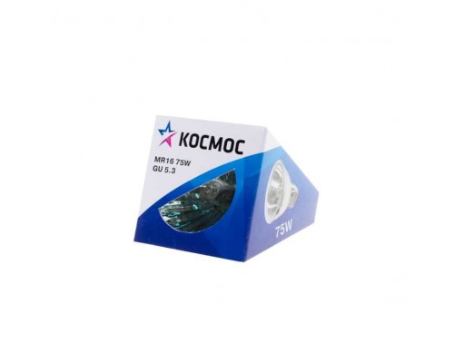 Лампа галогенная MR16 75Вт 12В GU5.3 EYCc Космос LKsmMR1612V75W