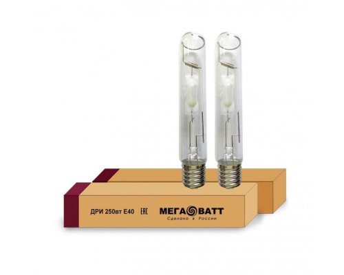 Лампа газоразрядная металлогалогенная ДРИ 250/4000К E40 (25) МЕГАВАТТ 02966