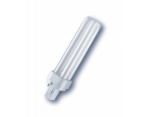 Лампа люминесцентная компакт. DULUX D/E 18W/830 G24q-2 OSRAM 4050300327211