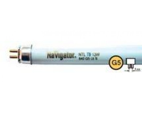 Лампа люминесцентная 94 102 NTL-T4-12-840-G5 12Вт T4 4200К G5 Navigator 94102