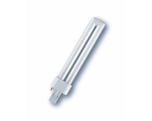 Лампа люминесцентная компакт. DULUX S 11W/827 G23 (инд.уп.) OSRAM 4050300006017