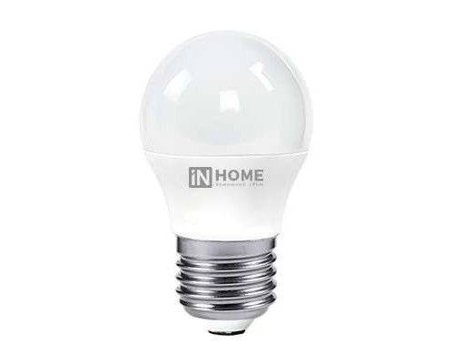 Лампа светодиодная LED-ШАР-VC 8Вт 230В E27 4000К 720лм IN HOME 4690612020570