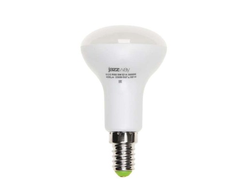 Лампа светодиодная PLED-ECO-R50 5Вт 4000К бел. E14 400лм 220-240В JazzWay 1037046A
