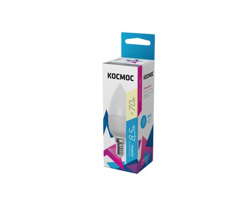 Лампа светодиодная CN 8.5Вт 220В E14 3000К Космос LkecLED8.5wCNE1430