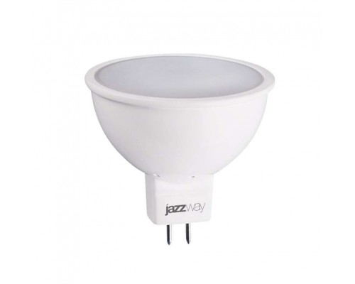 Лампа светодиодная PLED-ECO-JCDR 5Вт 4000К бел. GU5.3 400лм 220-240В JazzWay 1037107A