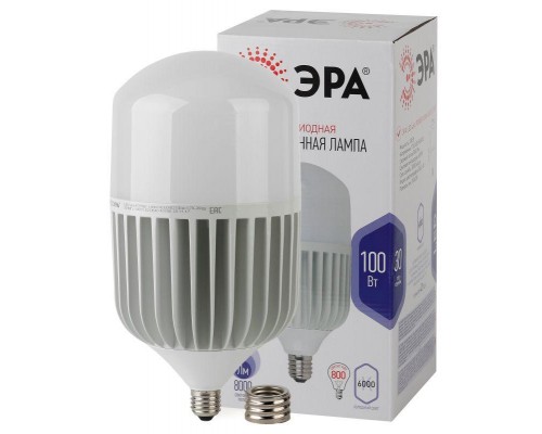 Лампа светодиодная высокомощная POWER 100W-6500-E27/E40 8000лм ЭРА Б0032090