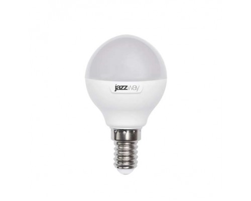 Лампа светодиодная PLED-SP-G45 7Вт шар 3000К тепл. бел. E14 540лм 230В JazzWay 1027856-2