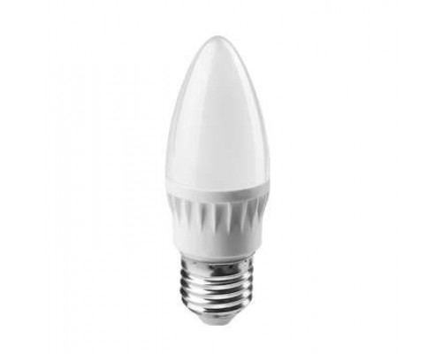 Лампа светодиодная 71 634 OLL-C37-8-230-2.7K-E27-FR 8Вт свеча 2700К тепл. бел. E27 560лм 176-264В ОНЛАЙТ 71634